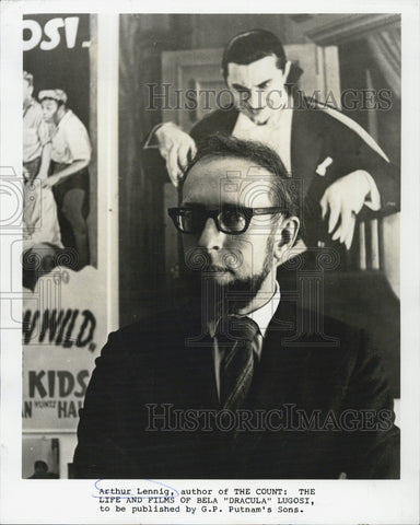1974 Press Photo Arthur Lennig, author of 'The Count" - Historic Images
