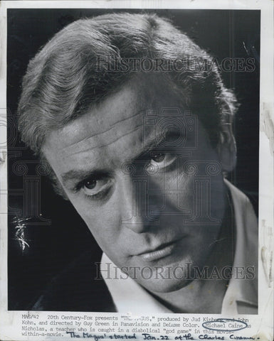 1989 Press Photo Michael Caine Film Television Actor "The Magus" - Historic Images