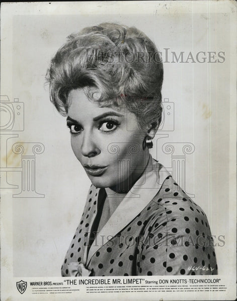 Actress Carole Cook for "The Incredible Mr Limpet" 1967 Vintage Press