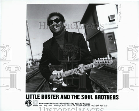 Press Photo Little Buster and The Soul Brothers on Bullseye Blues - Historic Images