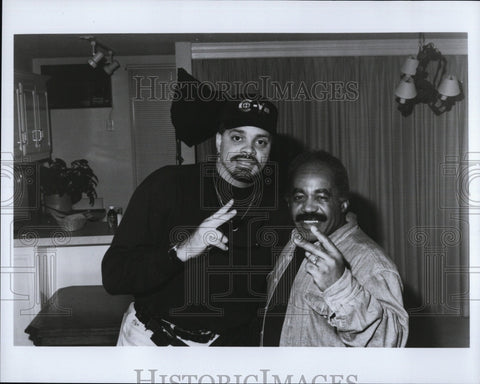 Press Photo Actor Sinbad Entertainer Comedian Gene Davis - Historic Images