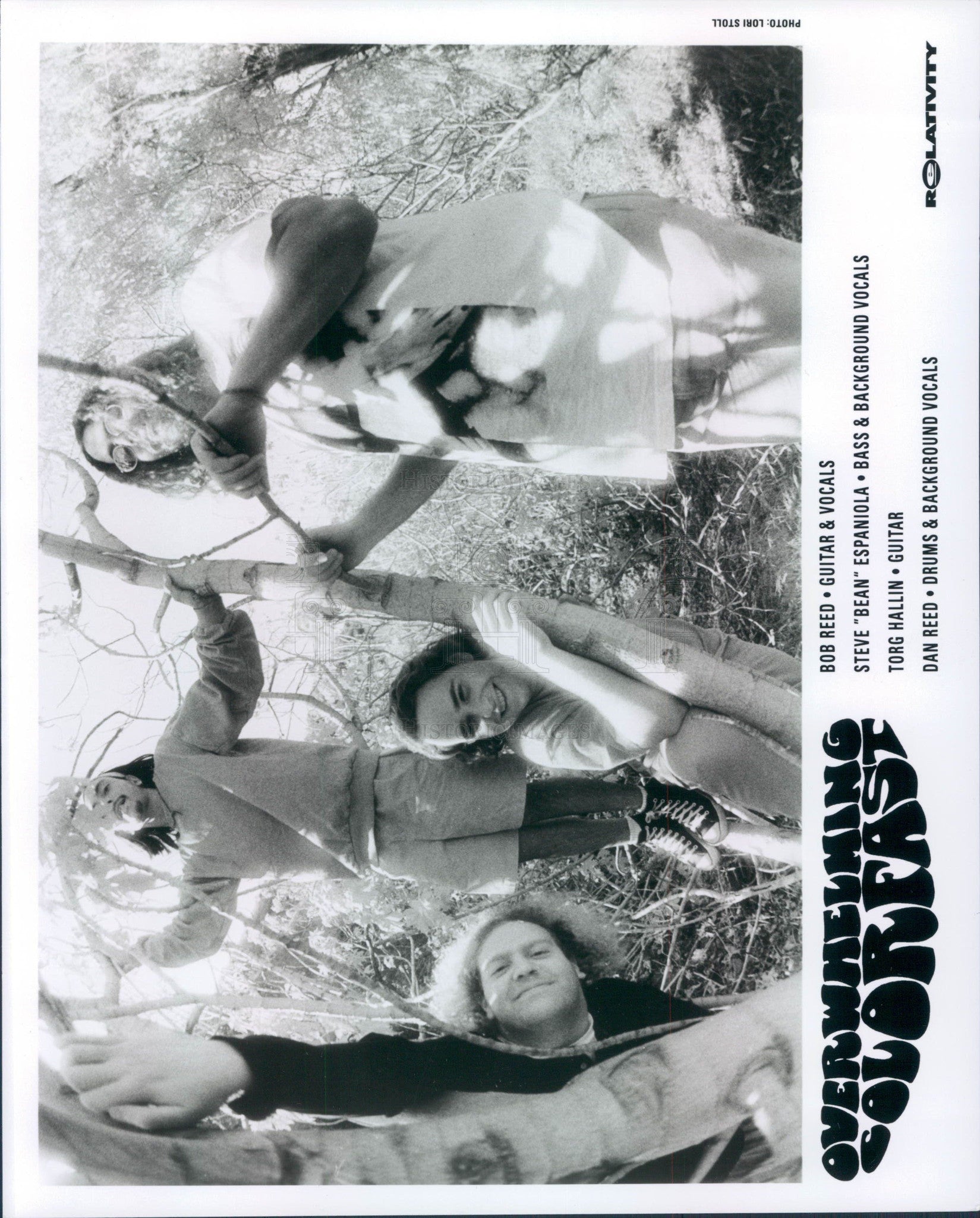 1992 Band Overwhelming Colorfast Press Photo
