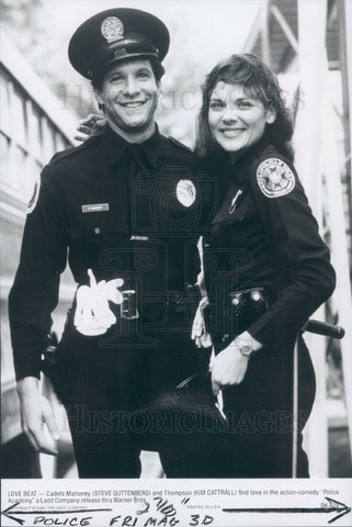 1984 S Guttenberg/K Cattrall Police Adademy Press Photo - Historic Images