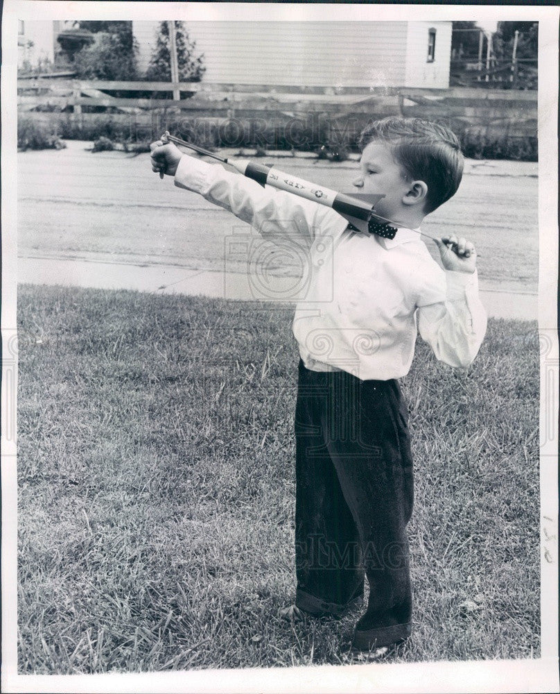 1960 Young Evangelist James Jeep Reineke Press Photo