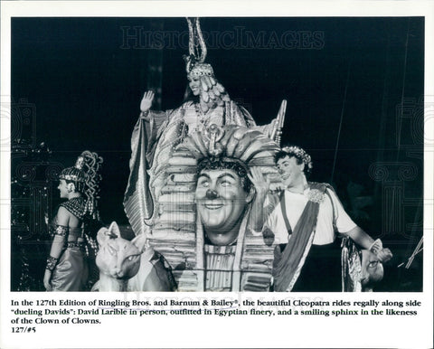 Undated Ringling Bros Barnum & Bailey Circus, Clown David Larible Press Photo
