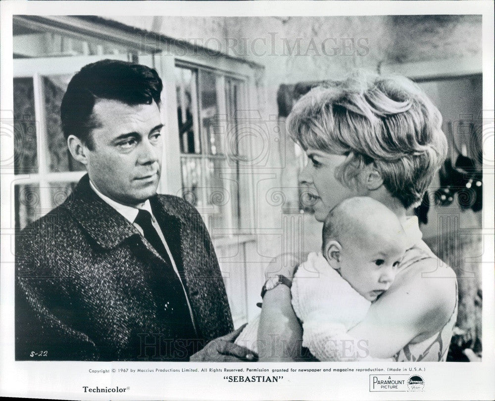 1968 British Actors &amp; Movie Stars Dirk Bogarde &amp; Susannah York Press Photo - Historic Images