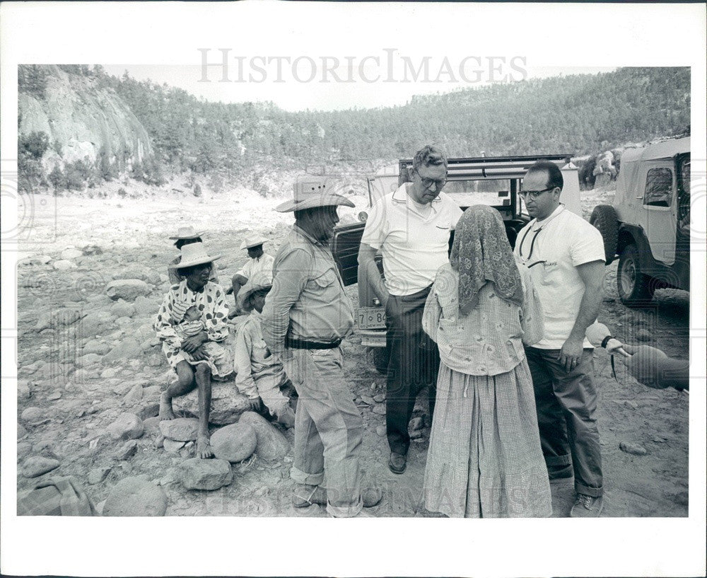 1965 Mexico Tarahumara Indian Village Detroit Osteopaths Press Phot Historic Images