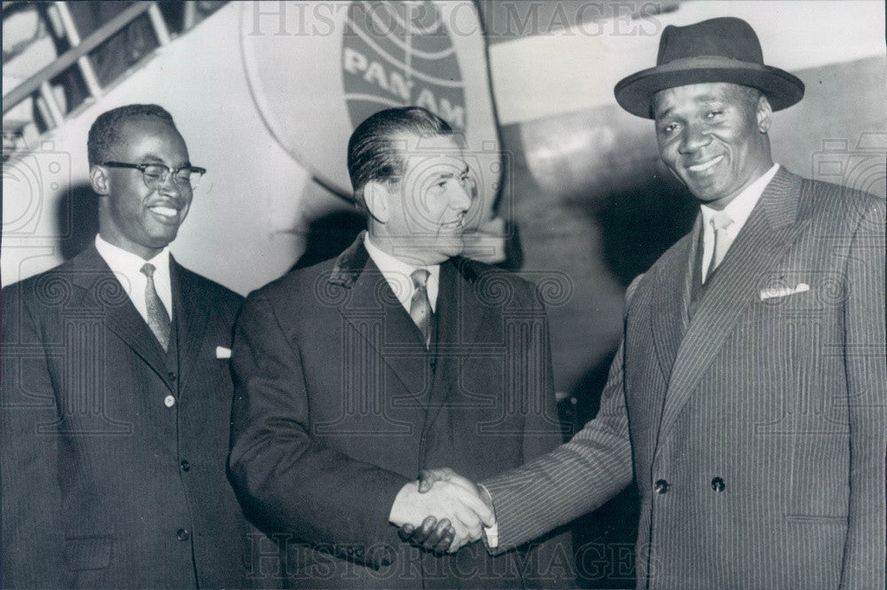 1959 Guinea President Sekou Toure, Ambassador Telli Diallo Press ...