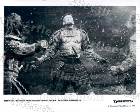1995 Actor Mario Van Peebles in Film Highlander Press Photo adt555 - Historic Images