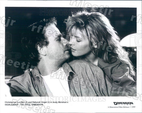 1995 Actors Christopher Lambert & Deborah Unger in Film Press Photo adt561 - Historic Images