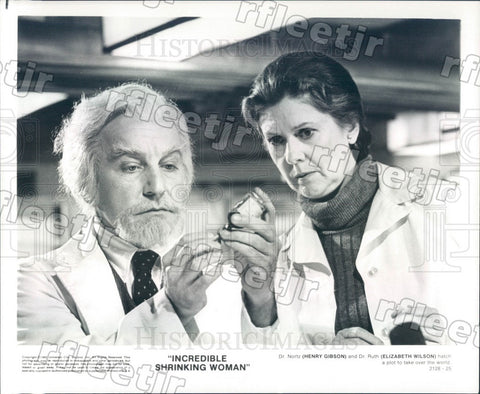 1980 Actors Henry Gibson & Tony Winner Elizabeth Wilson Press Photo adu465 - Historic Images