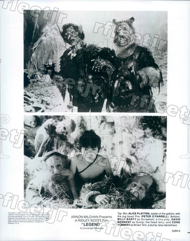1985 Actors Alice Playten, Peter O'Farrell, Billy Barty Press Photo adx1125 - Historic Images