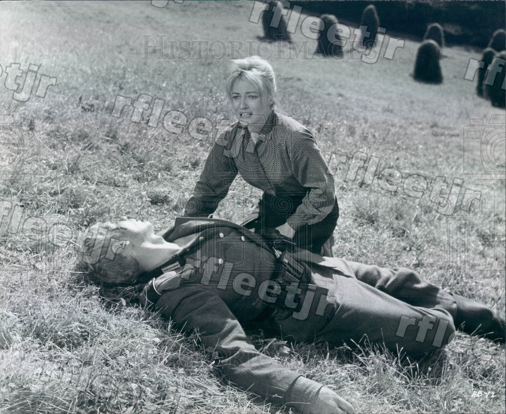 1969 German Actors Peter Carsten & Karin Baal in Film Press Photo ady991