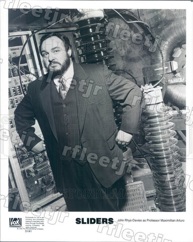 1995 Welsh Actor John Rhys-Davies on TV Show Sliders Press Photo adz149 - Historic Images