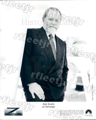 1998 Canadian Actor Alan Scarfe on TV Show Seven Days Press Photo adz257 - Historic Images