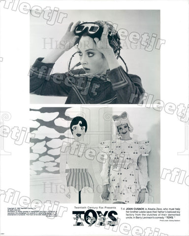1992 Hollywood Actress Joan Cusack in Film Toys Press Photo adz57 - Historic Images