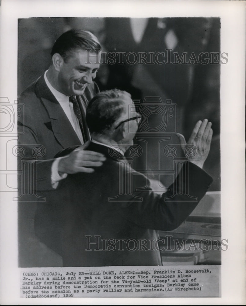 1949 US VP Alben Barkley of Kentucky w 2nd Wife Jane Wedding Day