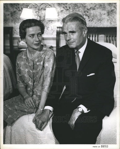 1961 Press Photo Kent Smith Actor Television Film