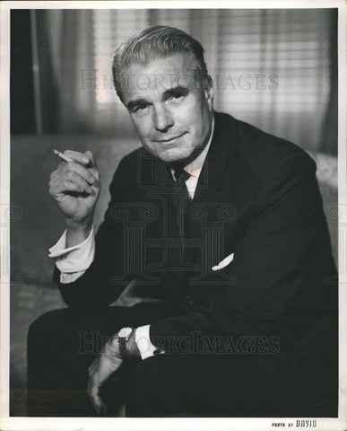1961 Press Photo Kent Smith Actor Television Film