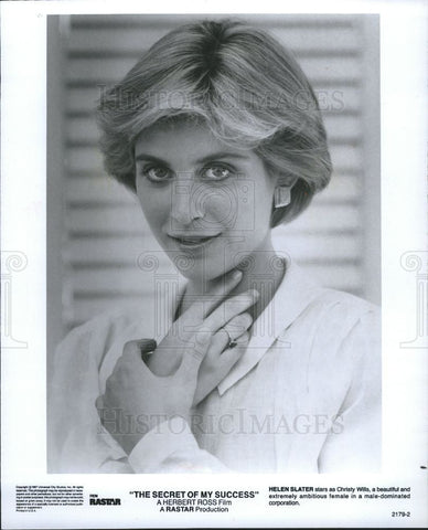 1987 Press Photo Helen Slater Film Actress