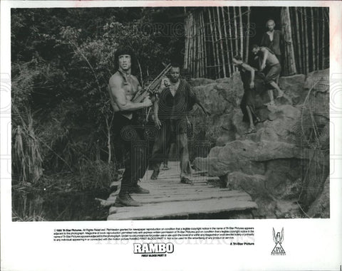 Press Photo Rambo: First Blood Part II - Historic Images