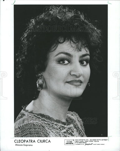 1989 Press Photo Cleopatra Ciurca , Carmen opera