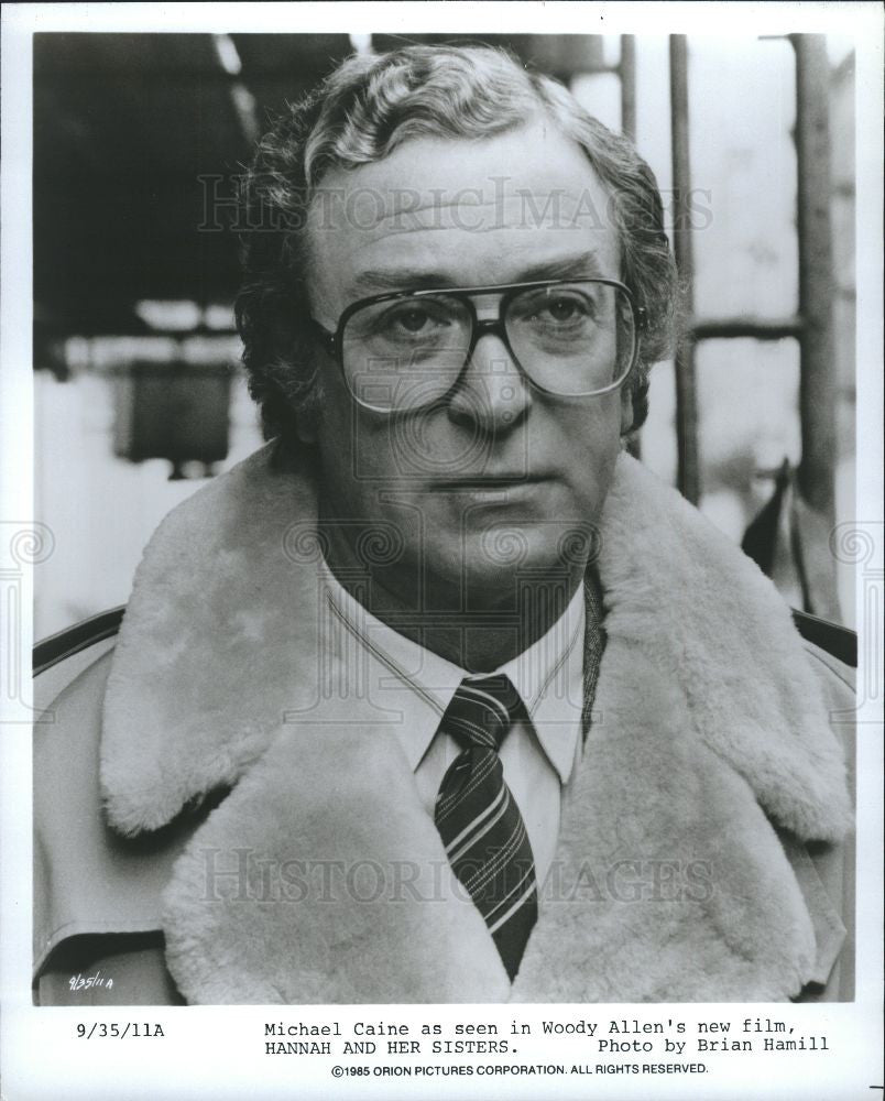 Press Photo Michael Caine Hannah And Her Sisters Historic Images