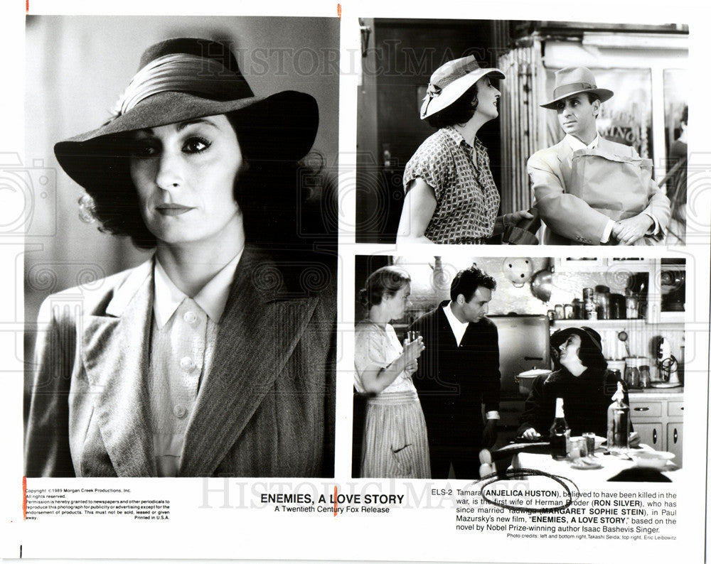 1990 Enemies A Love Story Anjelica Huston Historic Images