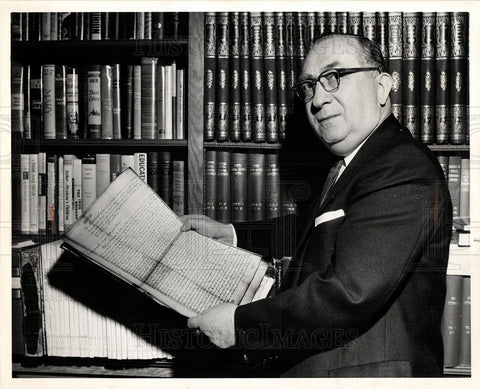 1962 Press Photo Irving Katz Lawyer Judge - Historic Images