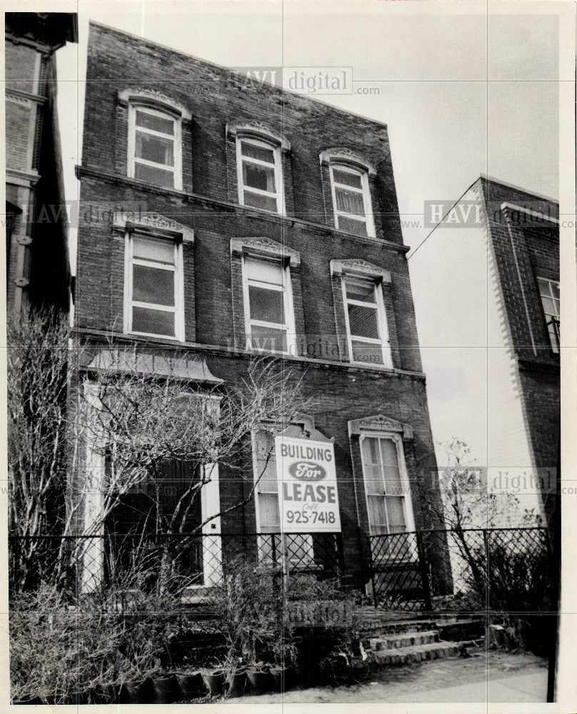 Press Photo Beuabien House, Detroit, Michigan