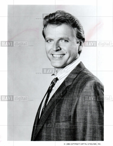 1986 Press Photo David Rasche Sledge Hammer ABC TV - Historic Images