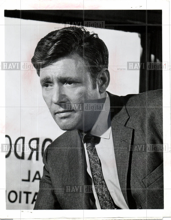 Harry Guardino movie actor 1969 Vintage Photo Print - Historic Images