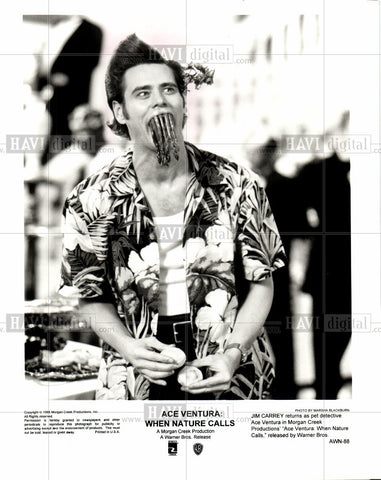 1995 Press Photo Ace Ventura: When Nature Calls - Historic Images