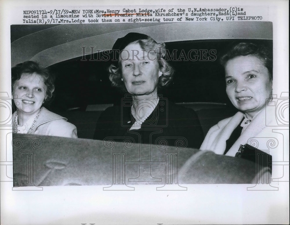 1960 Beatrice Anna Cabot Lodge Ambassador Historic Images