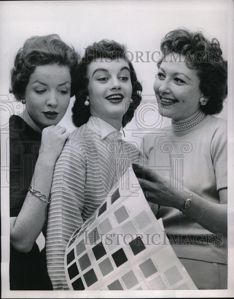 1954 Redheads June Thompson, Peggy Peters, Ruth Tornroth, Dress Shop ...