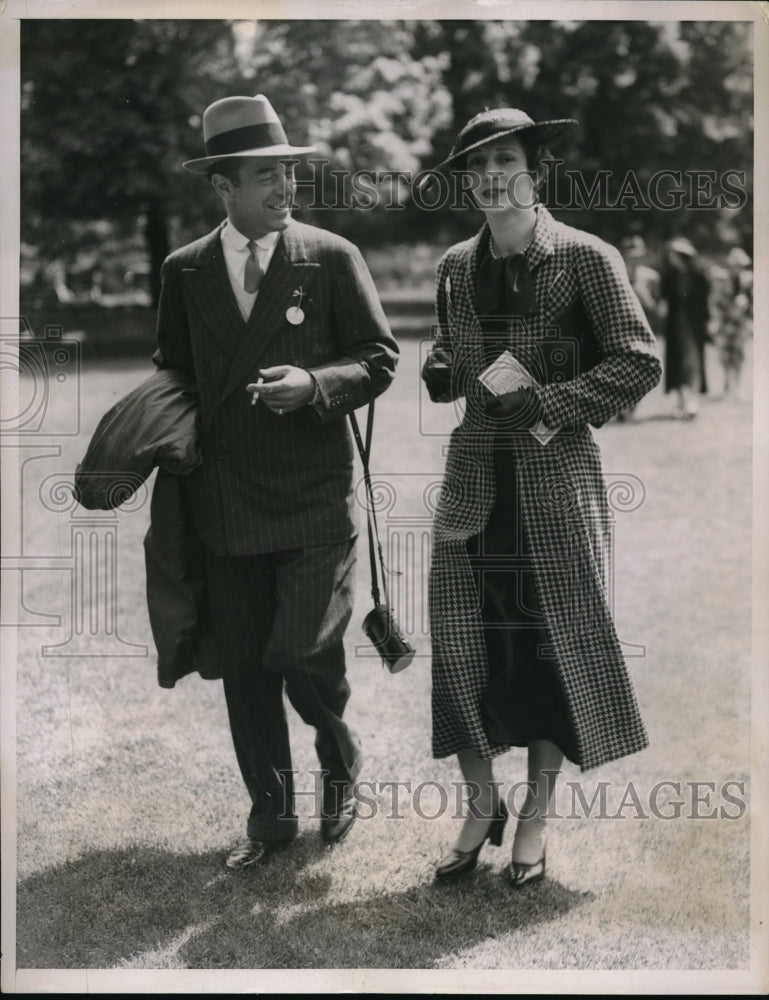 1936 Milton W. Holden & Mrs. Morton L. Schwartz As They Attend ...