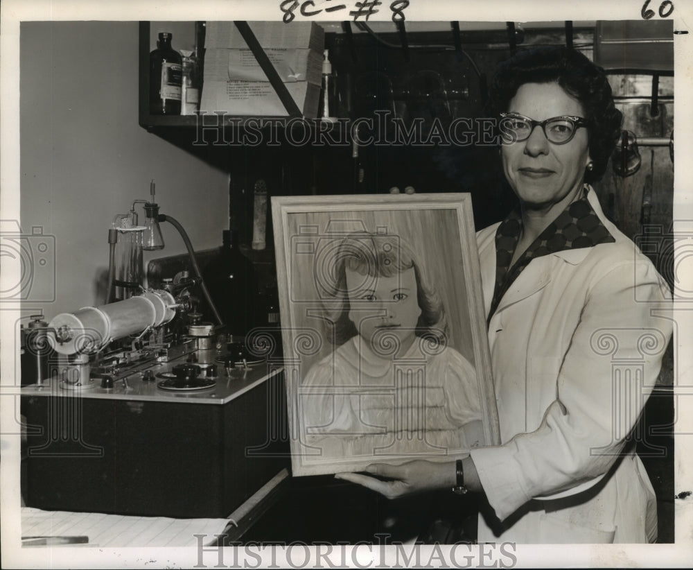 1961 Press Photo Mrs. Alva F. Cucullu, Chemist and Artist - noa78373 ...