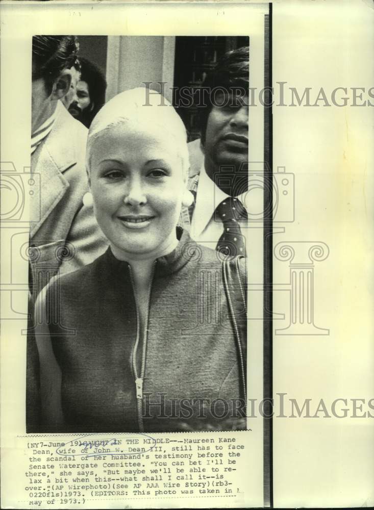 1973 Maureen Kane Dean Wife Of Watergate Witness John Dean Iii Historic Images 0997