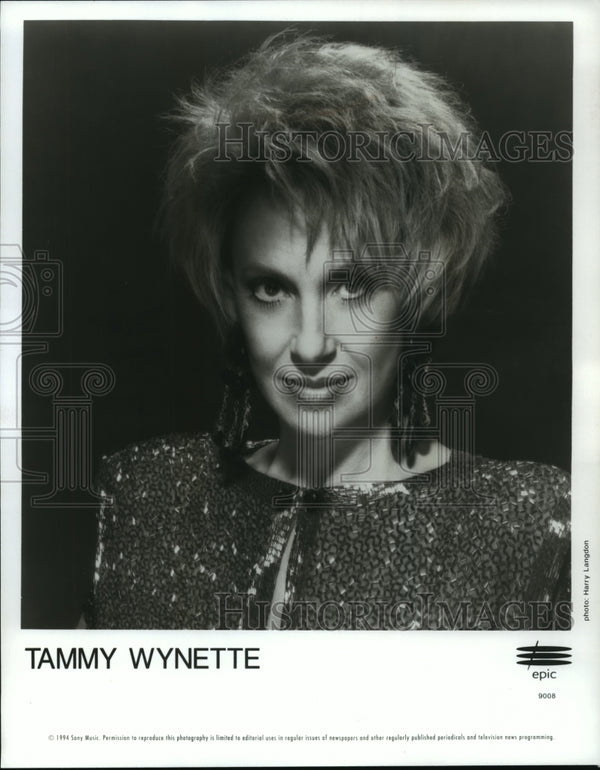 1994 Tammy Wynette, country singer, songwriter and musician. - Historic ...