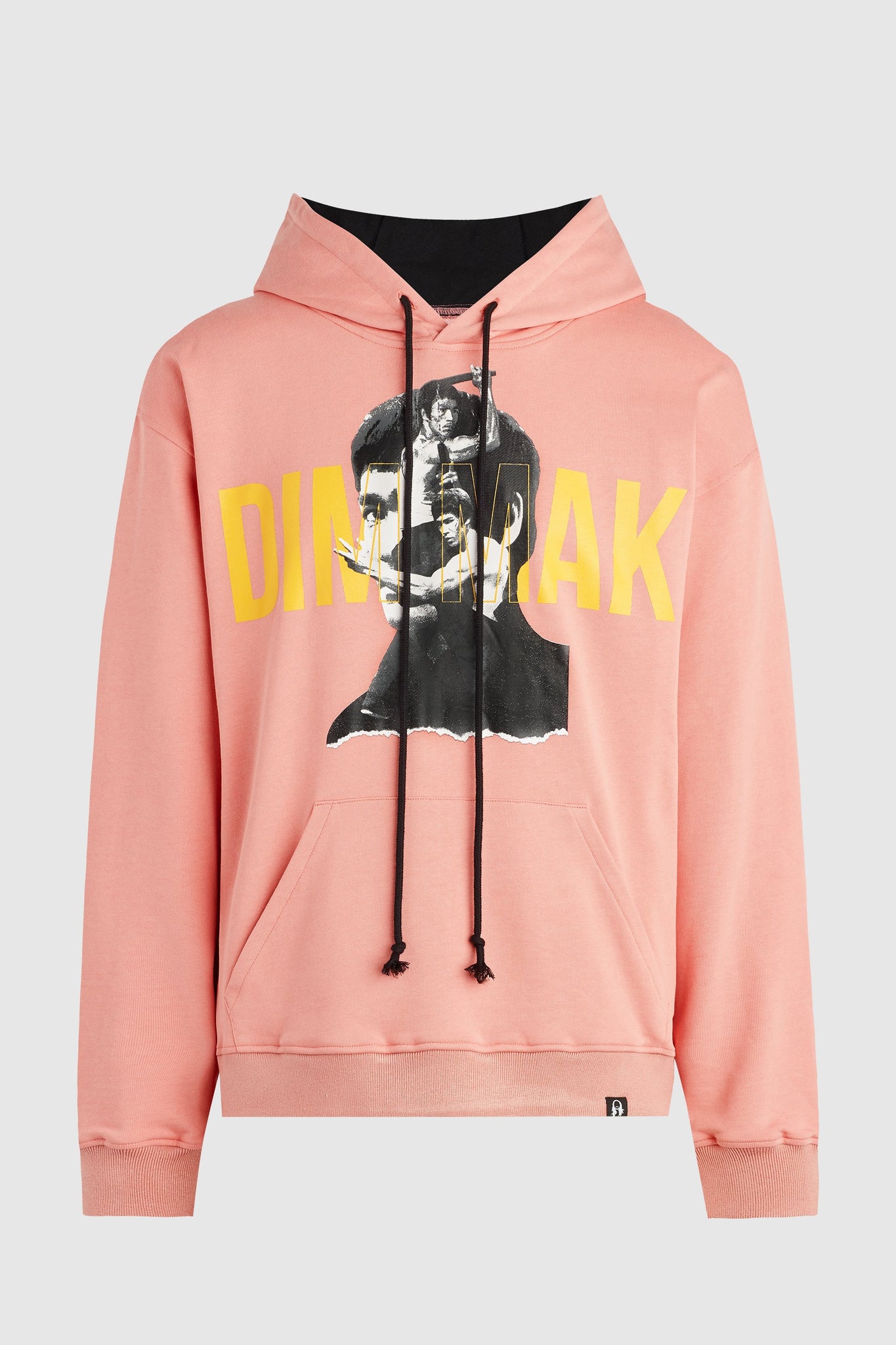 Collage Print Hoodie - Coral/Black – DIM MAK COLLECTION