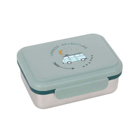 Boîte à goûter inox bambou Garden Explorer Lassig - Bambinou