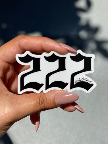 777 Angel Number Sticker – Kenna's Crystals