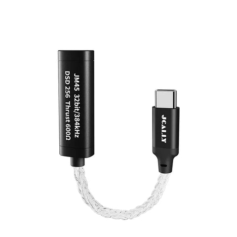 JCALLY - JM45 Type C Male to 3.5mm Female Portable DAC Dongle