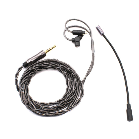 AUDIOCULAR IEM Upgrade Cable With Boom Microphone