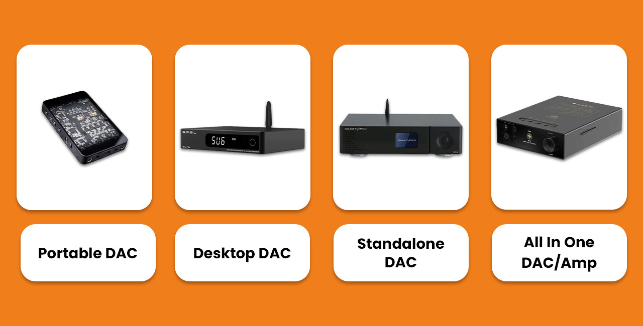 Types of DACs available on the market