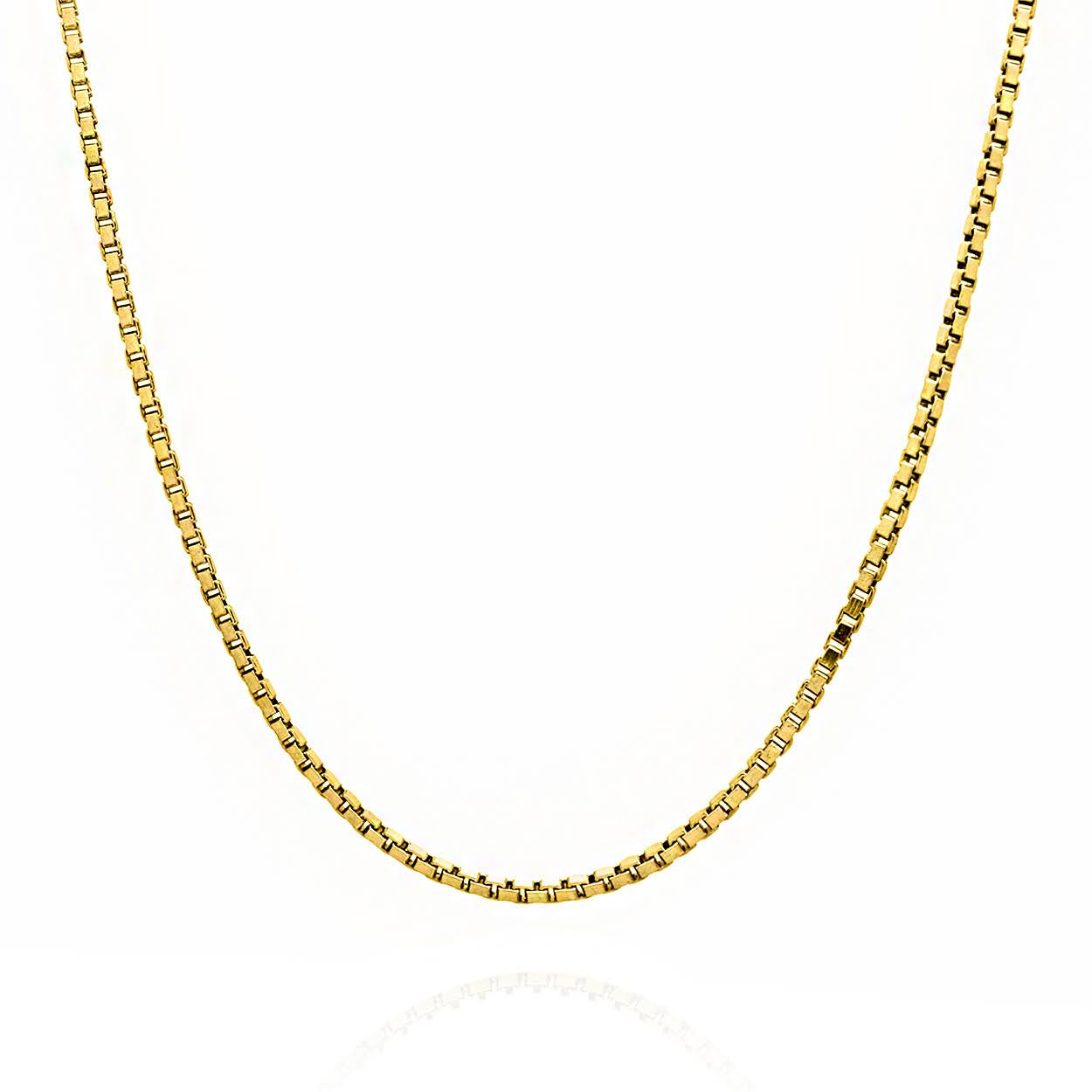 Yellow Gold Box Chain