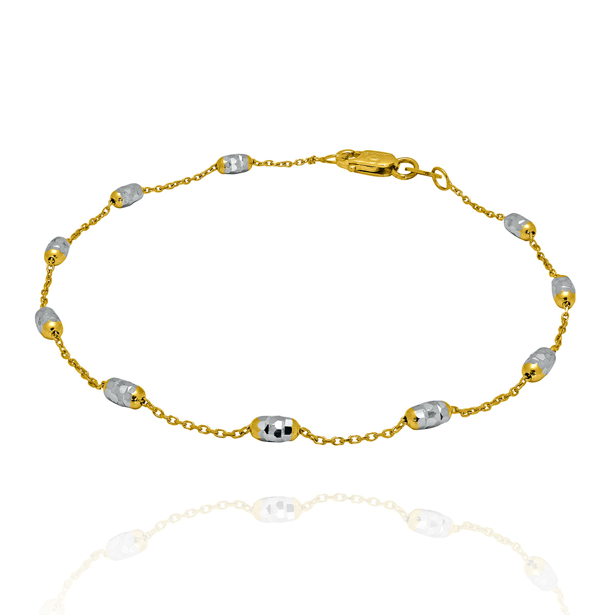 Yellow and White Gold Bracelet