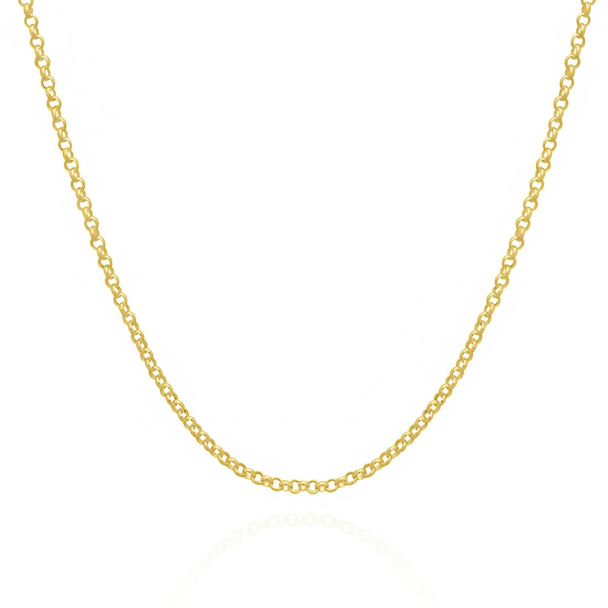 Yellow Gold Rolo/Cable Chain