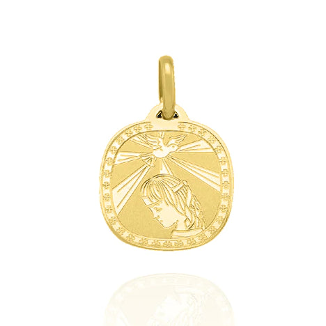 10KT Gold Confirmation Medallion