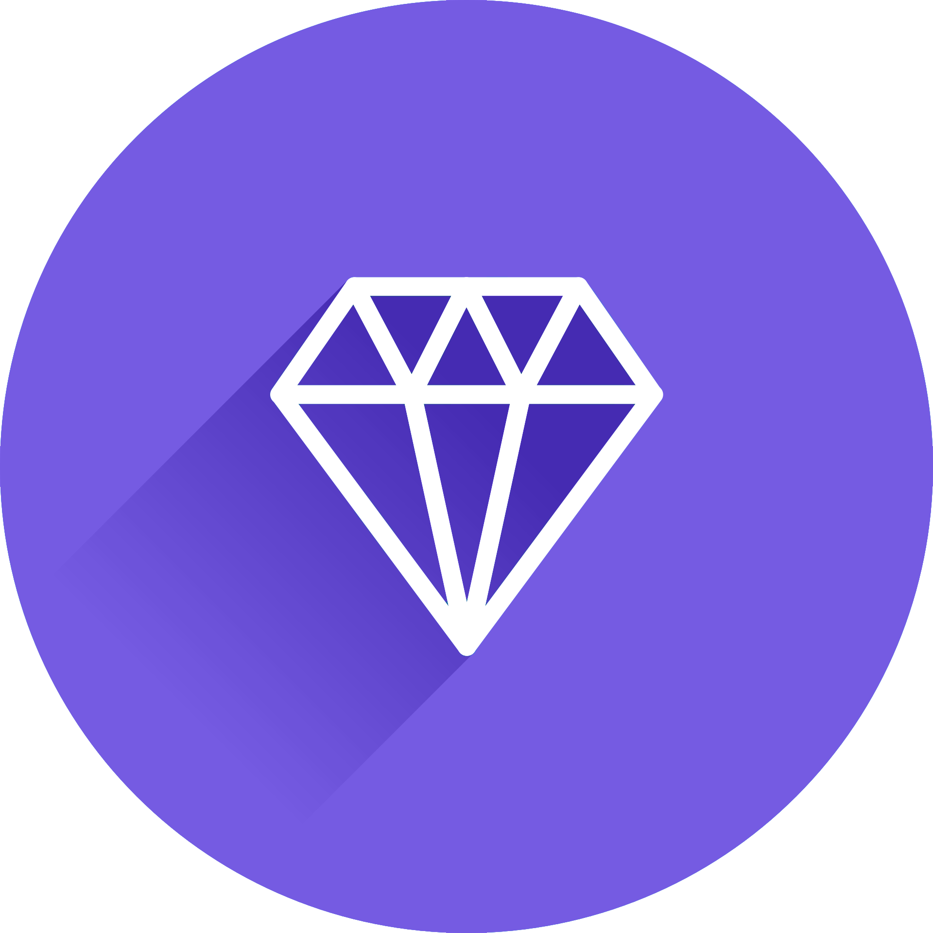 Diamond Icon Purple